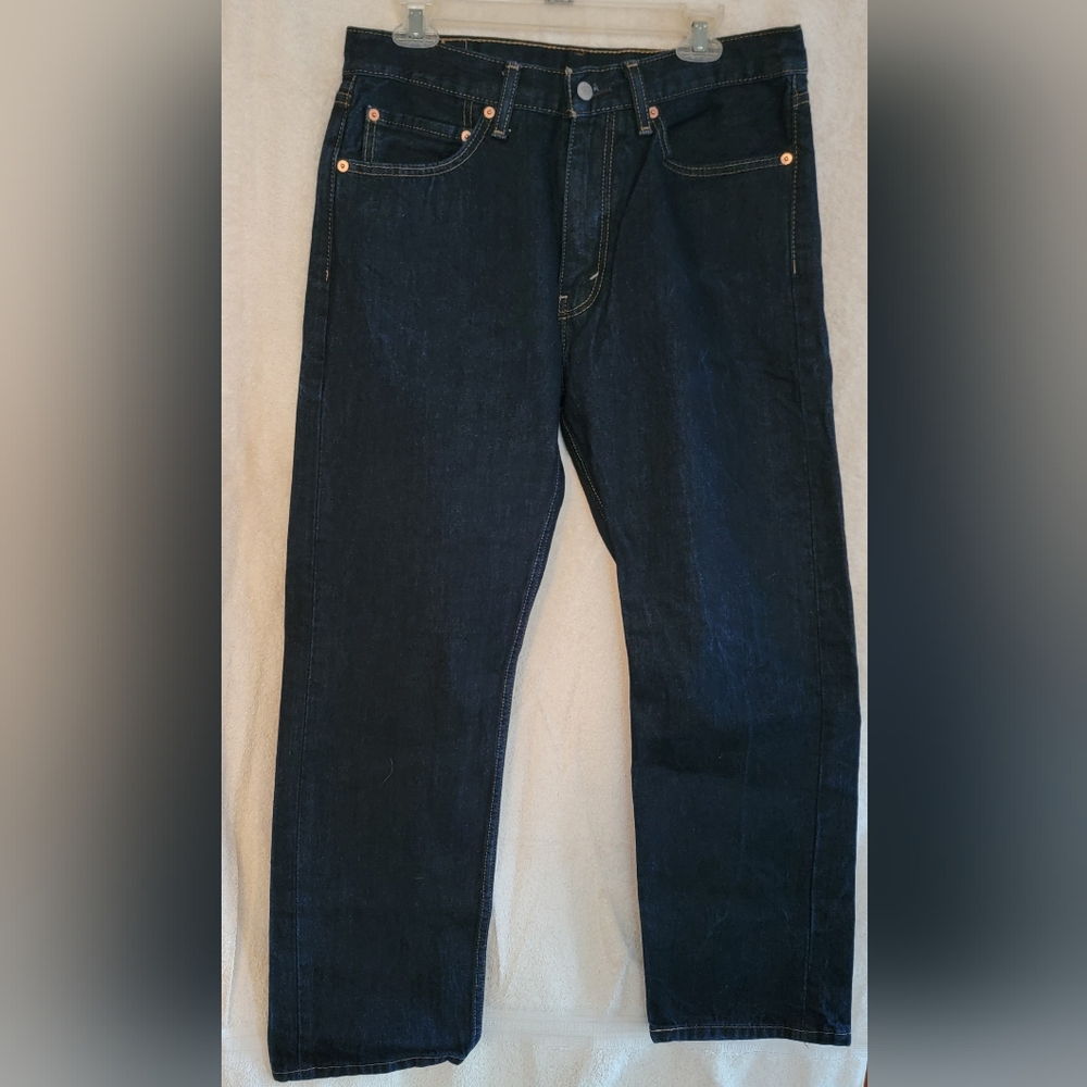 Vintage Levis 505 Jeans Mens 33x30 Darl Blue